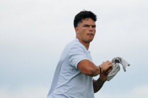Dillon Gabriel makes his NFL debut with retro tee and a beachside kiss Dillon Gabriel makes his NFL debut with retro tee and a beachside kiss