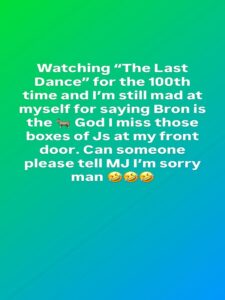 Kendrick Perkins' Instagram story Kendrick Perkins' Instagram story
