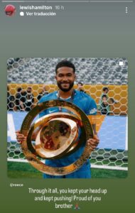 Lewis Hamilton honors Reece James the beginning of an unexpected sports alliance Lewis Hamilton honors Reece James the beginning of an unexpected sports alliance