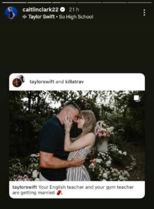 Caitlin Clark celebrates in surprise the magical night Taylor Swift and Travis Kelce announced their engagement Caitlin Clark celebrates in surprise the magical night Taylor Swift and Travis Kelce announced their engagement