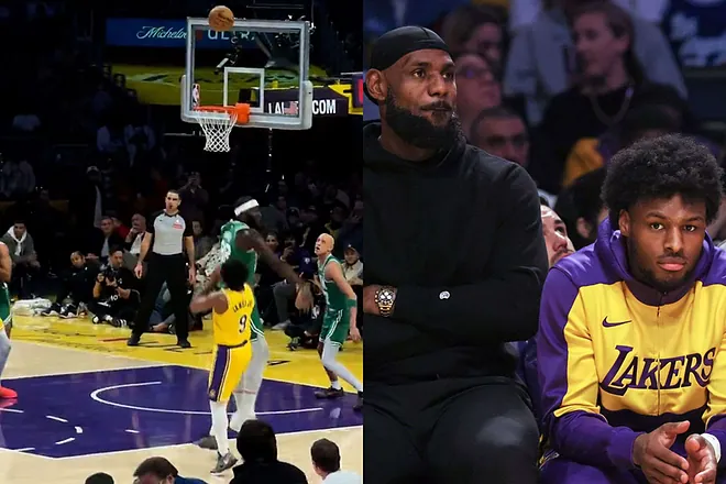 Bronny James takes a terrible shot and makes fans wonder if he's ever going to be good enough for the NBA