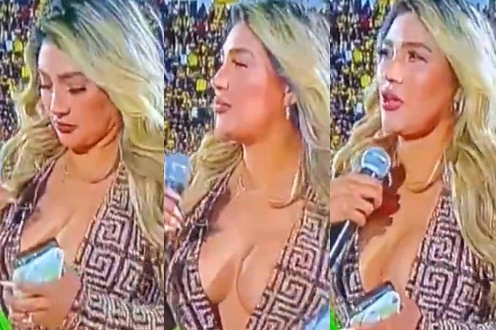 Kathy Valencia's look stole the show at Ecuador's Noche Amarilla