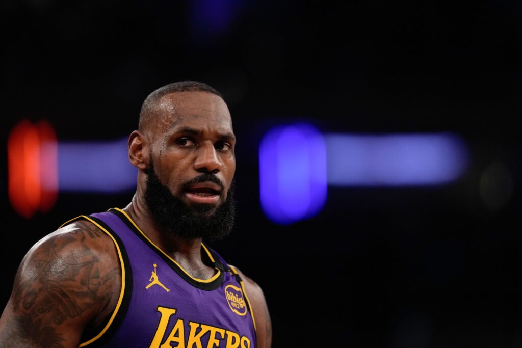 LeBron James received heavy criticism after the intercepted pass by rookie Cooper DeJean of the Eagles