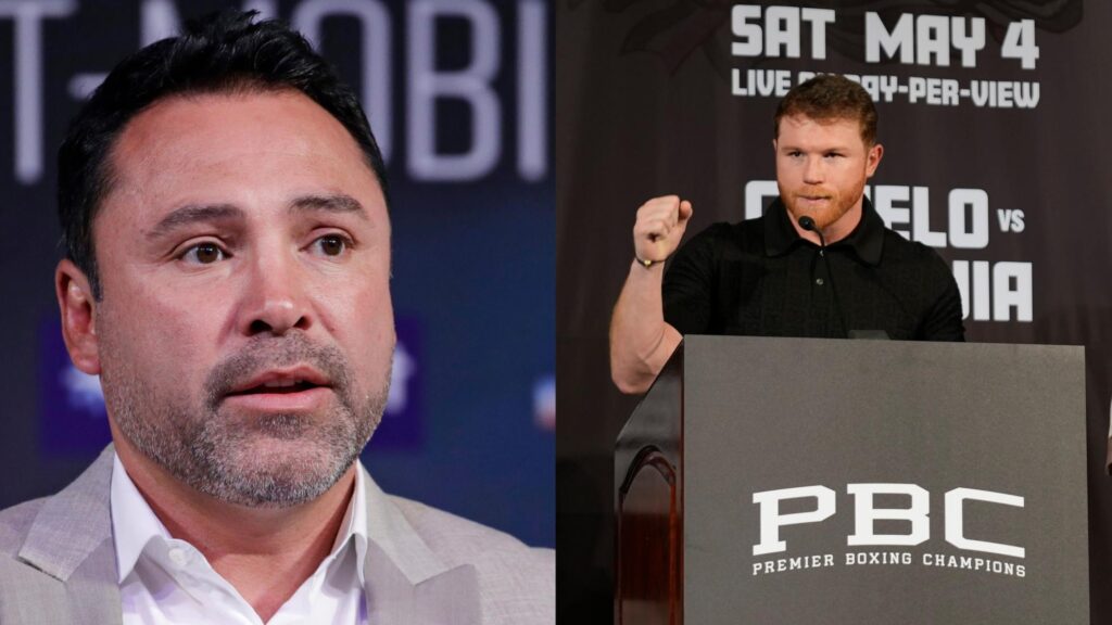 Oscar de la Hoya challenges Canelo Álvarez with a question that could change everything