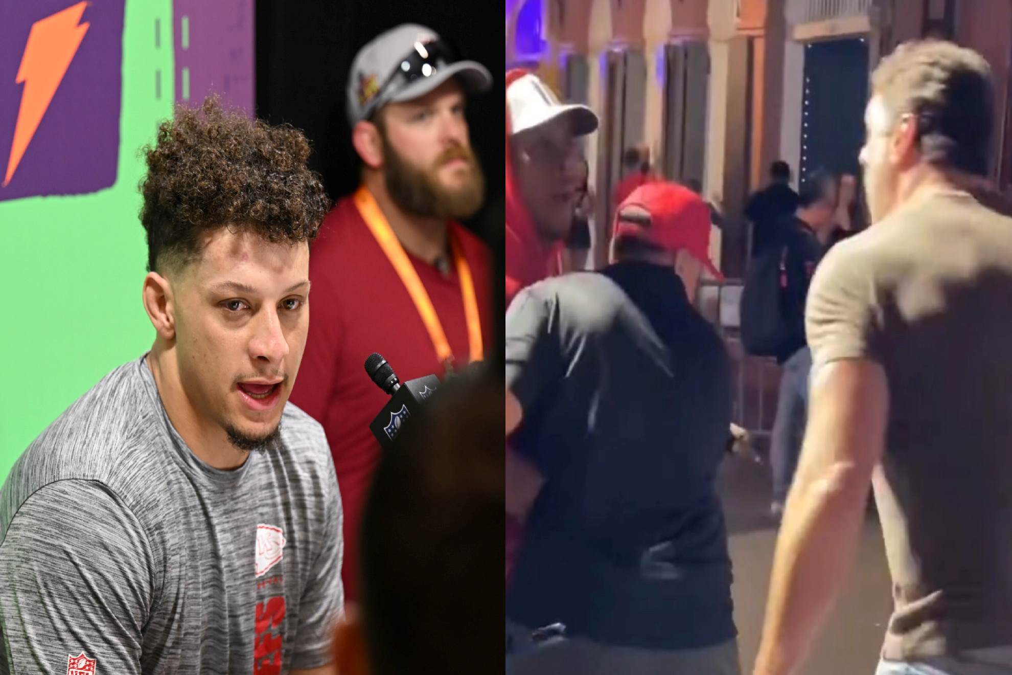 Patrick Mahomes Sr. was involved in a heated situation with John Rocker