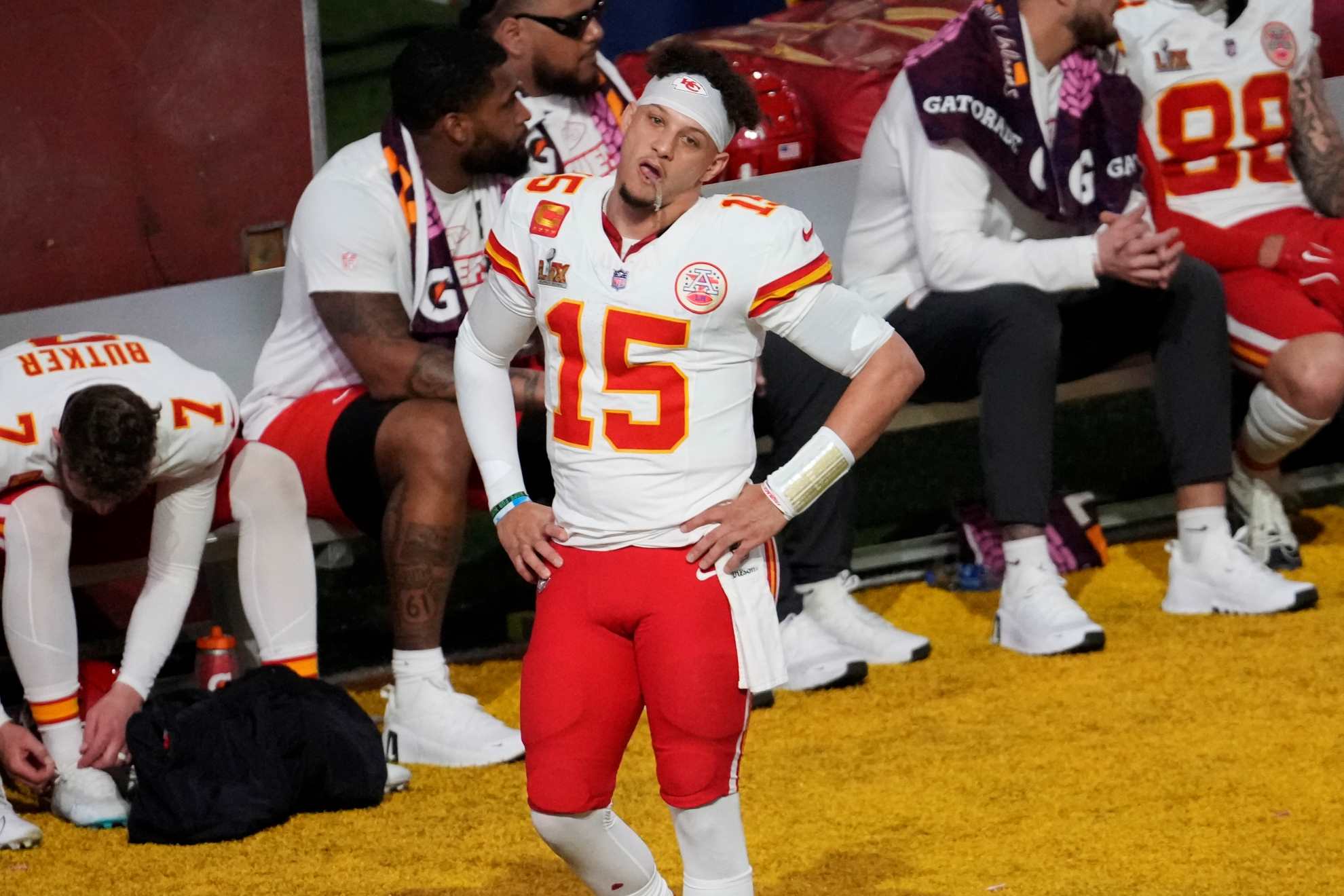 Patrick Mahomes refused to acknowledge a teammate after the Chiefs defeat