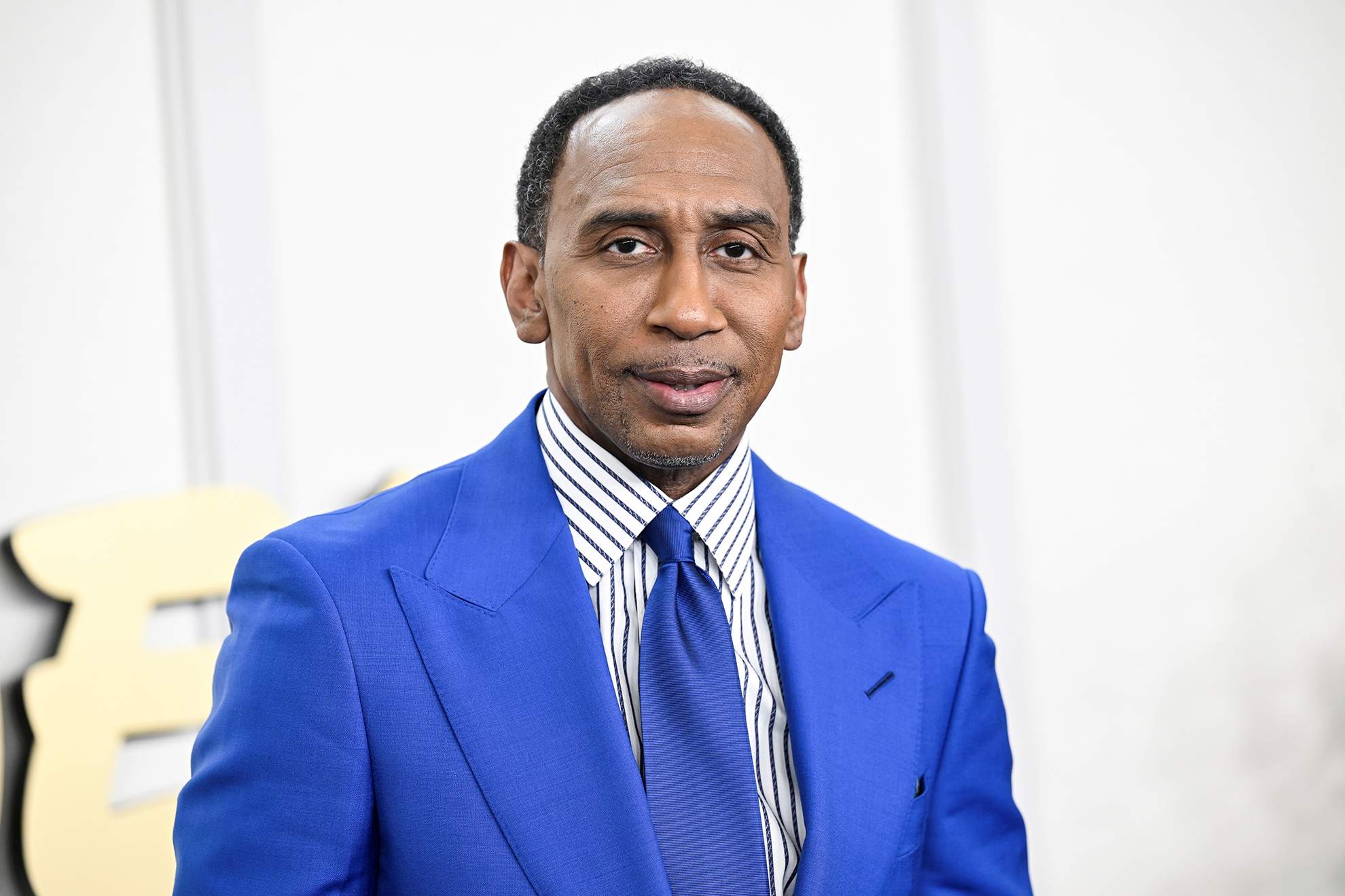 Stephen Smith sent a strong message to Serena Williams' husband after the Super Bowl show