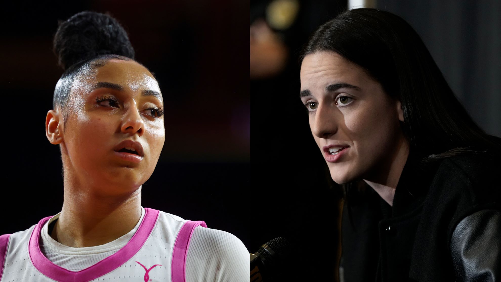 Caitlin Clark stands in support of JuJu Watkins with a heartfelt message
