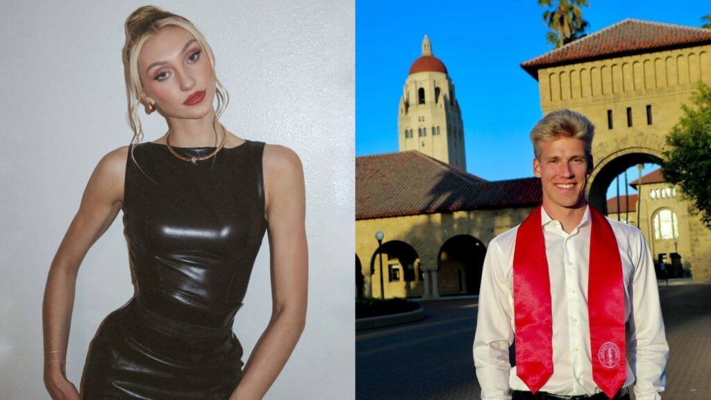 Cameron Brink and Ben Felter celebrate four years of love between romance and sports