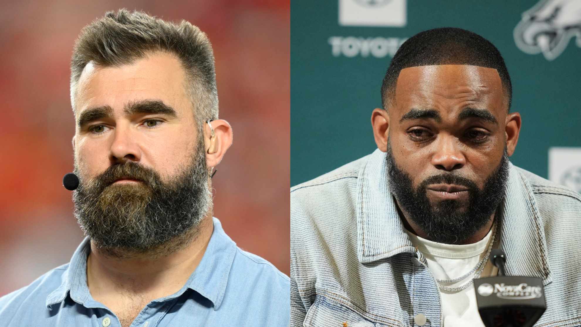Jason Kelce ‘ignores’ Brandon Graham on his big day