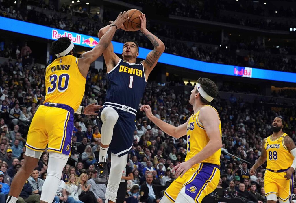 Lakers fight hard but fall short Denver takes the win without LeBron and Doncic