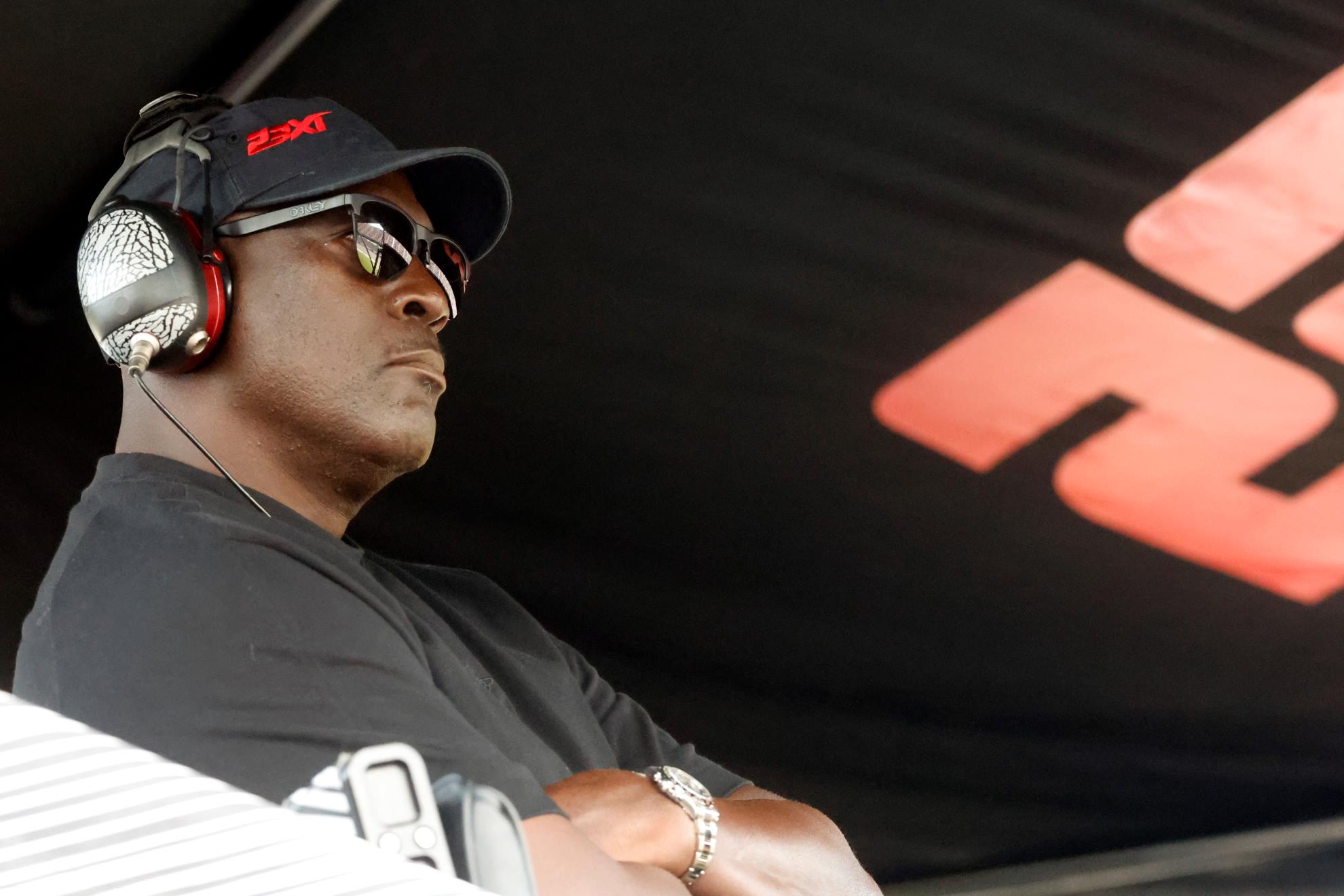 Michael Jordan steals the show in Daytona with style and a lawsuit in hand