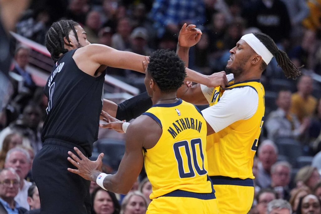The altercation at the New York Nets led to sanctions