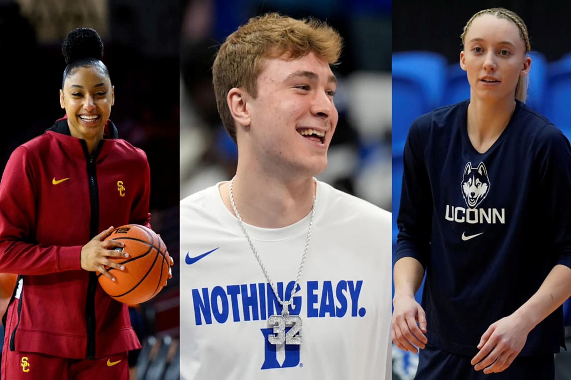 The three athletes are brand ambassadors for Gatorade