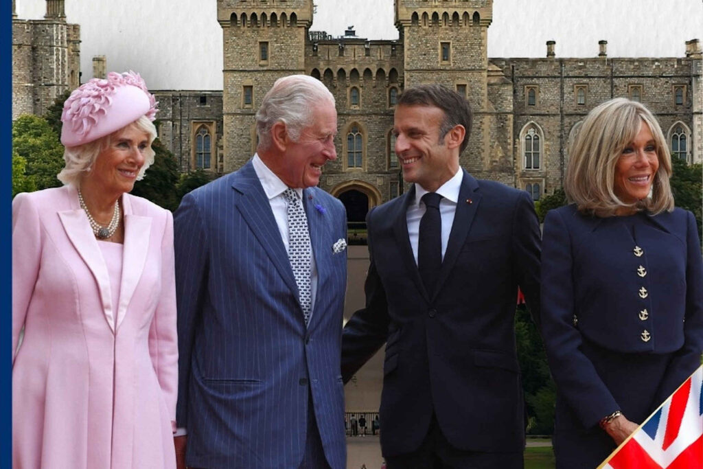King Charles welcomes Macron with a red eye, but diplomacy doesn’t miss a step