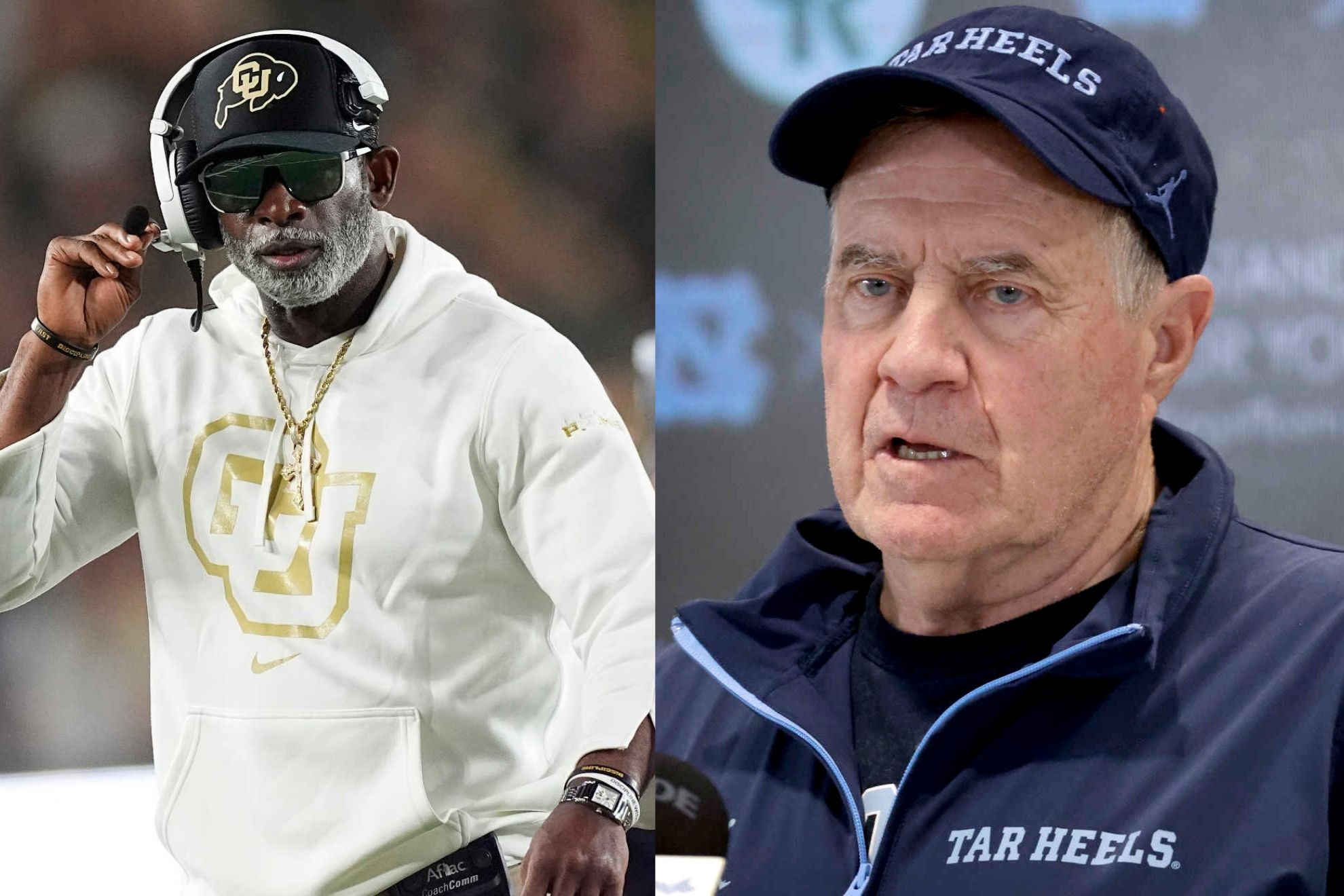 Deion Sanders and Bill Belichick battle over a lineman with NFL bloodlines