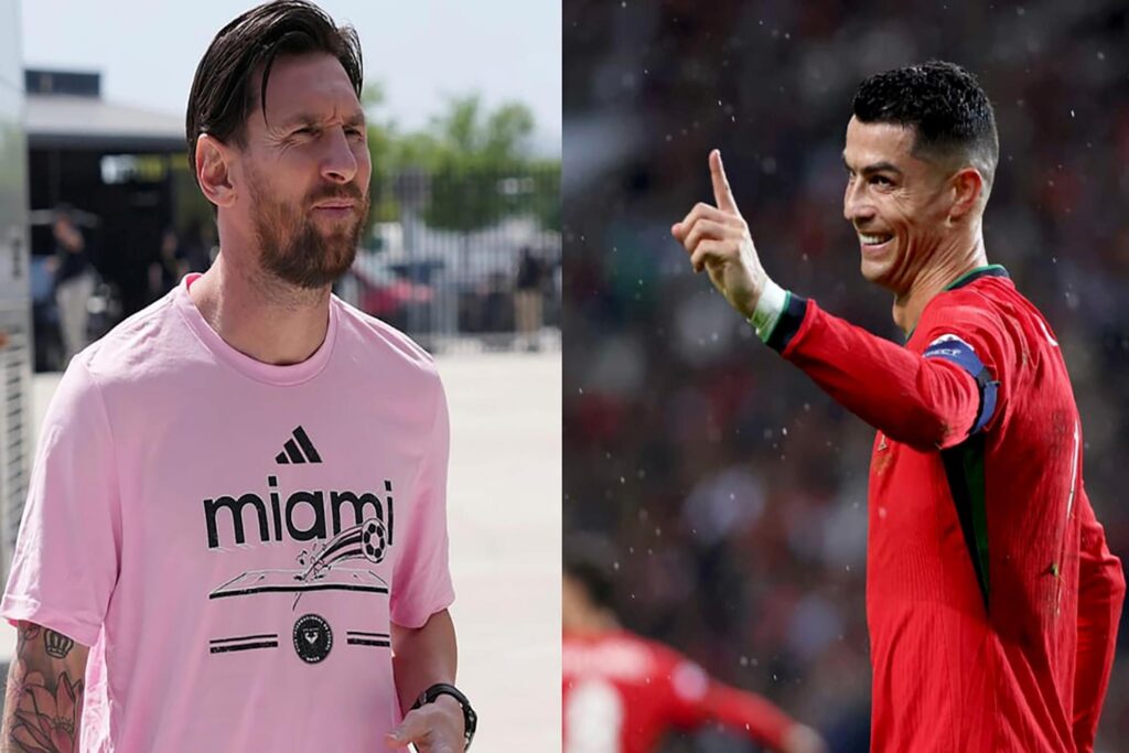 Lionel Messi and Cristiano Ronaldo