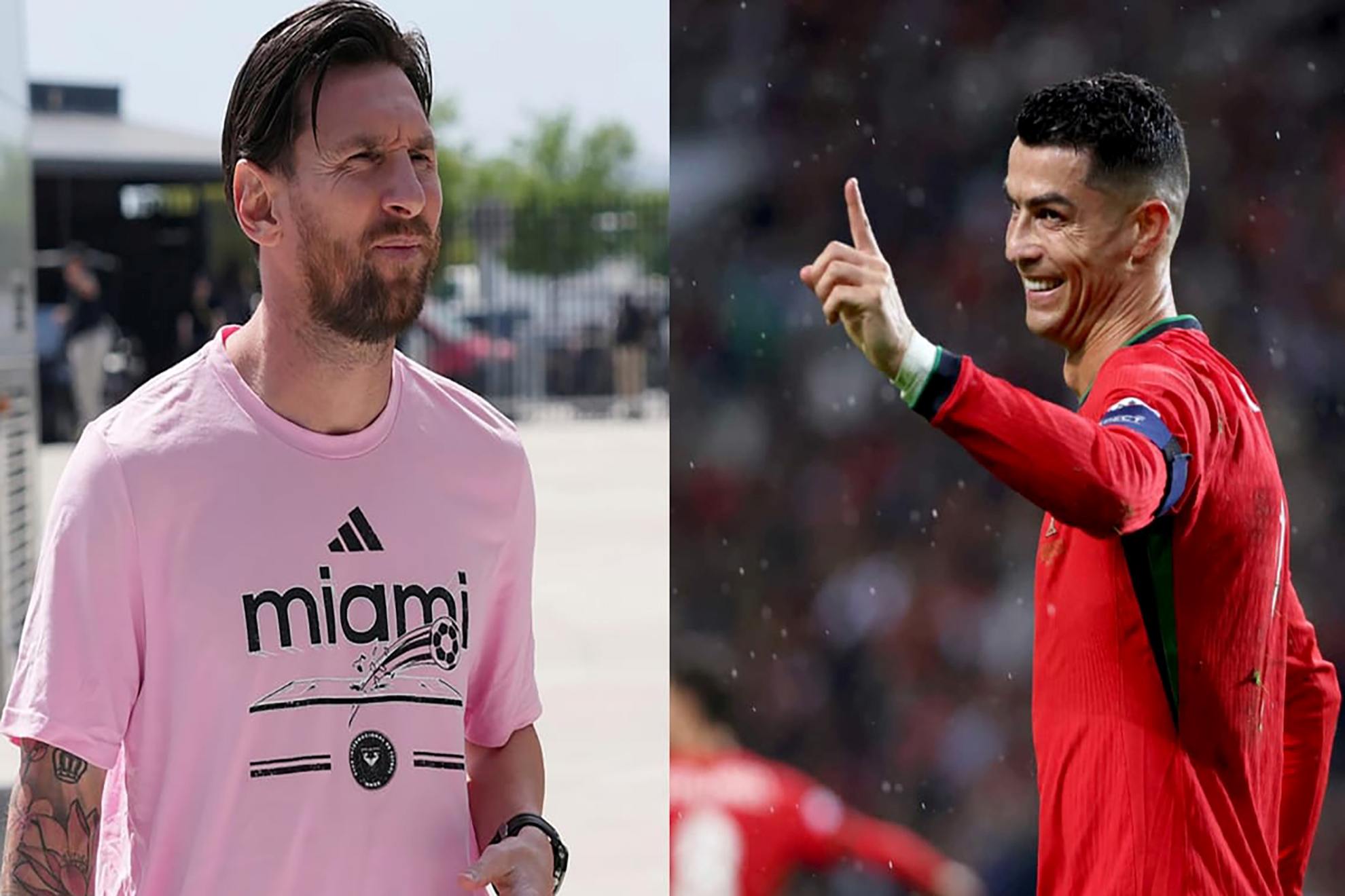 Lionel Messi and Cristiano Ronaldo