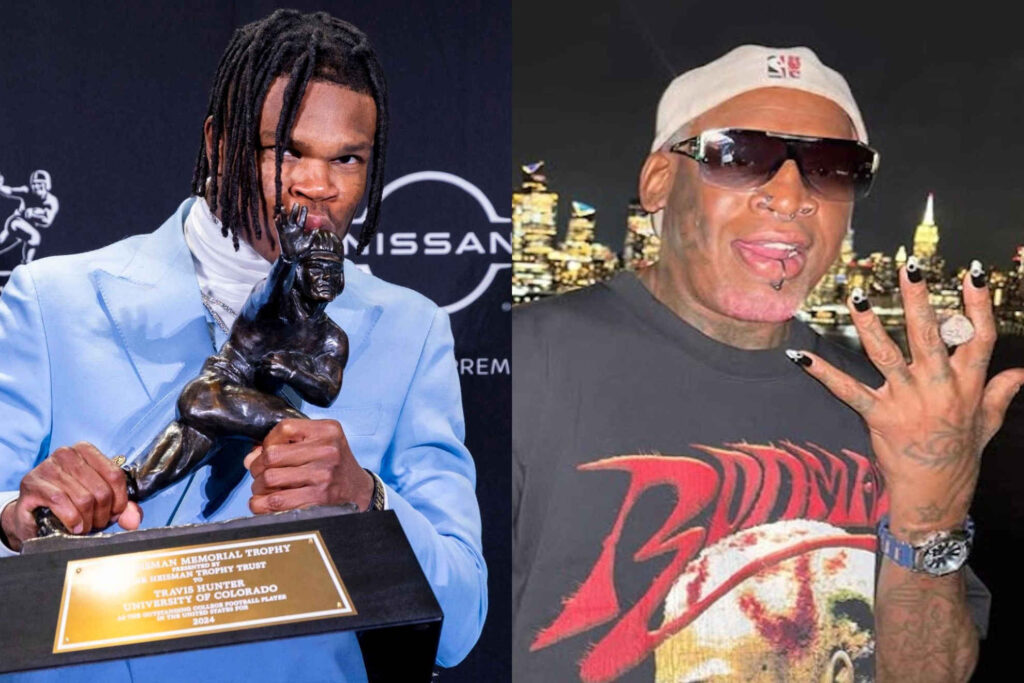 Travis Hunter hasn’t debuted yet, and Dennis Rodman is already stirring up the internet