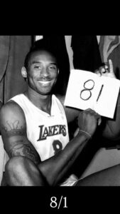 Vanessa Bryant answers at number 11 with number 81