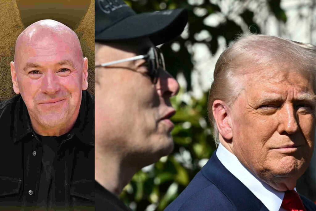 Dana White joins Donald Trump and Elon Musk after months of tension and goes viral