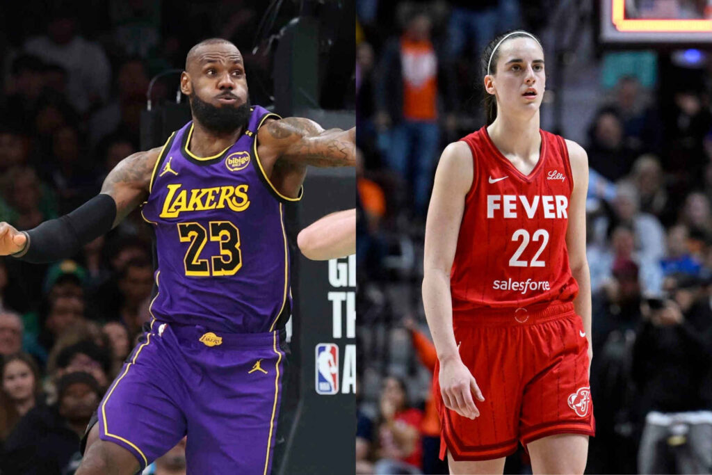 LeBron James comforts Caitlin Clark and sparks cross generational respect