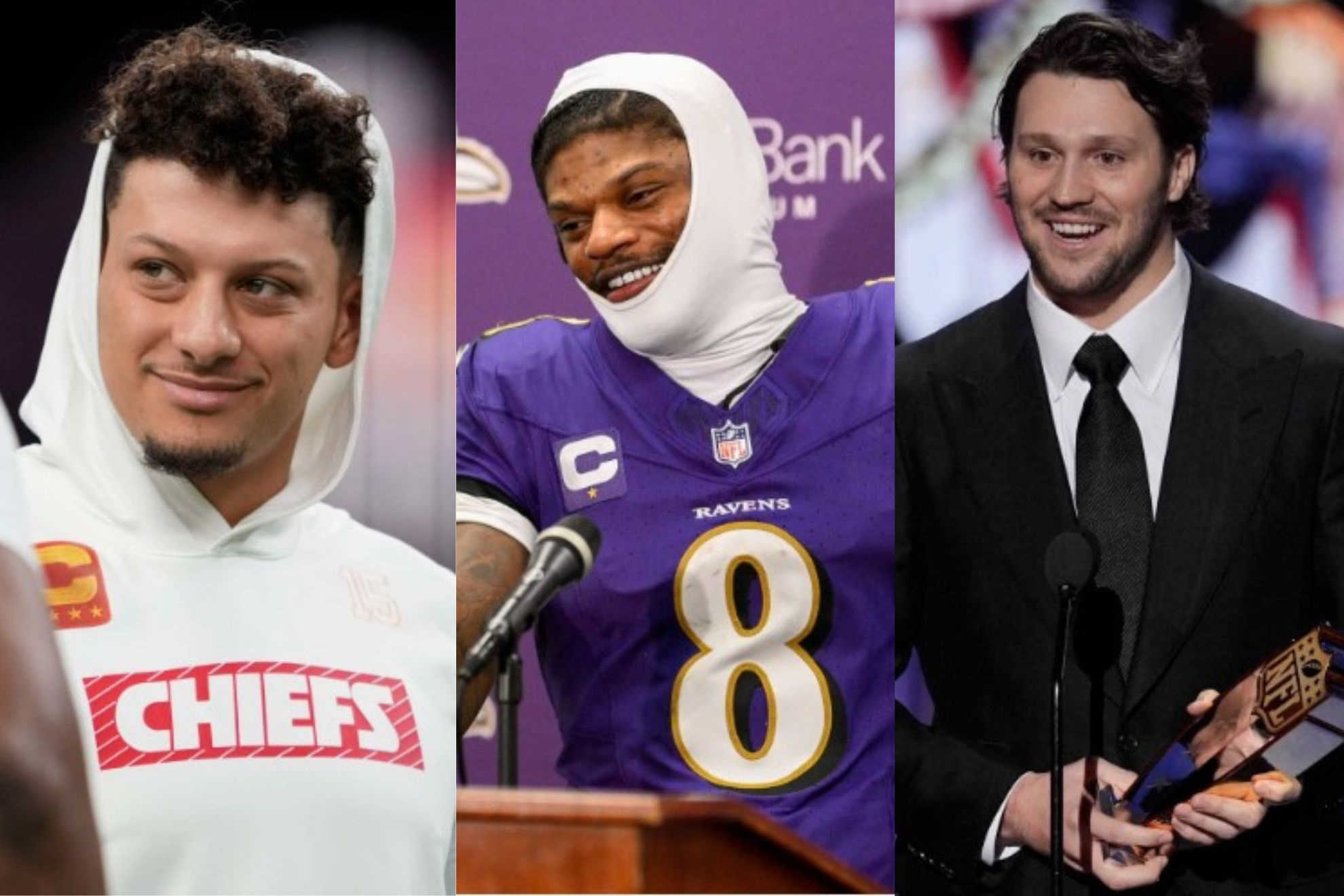 Patrick Mahomes no longer rules Lamar Jackson and Josh Allen steal the Crown