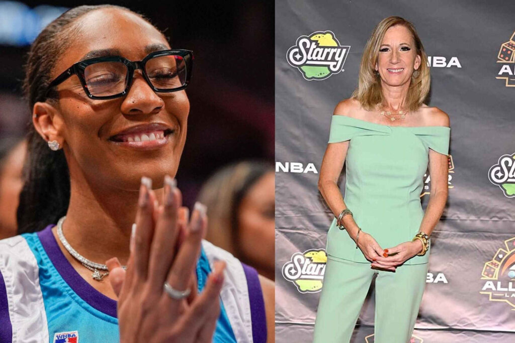 A’ja Wilson laughs, wins, and joins the boos against WNBA commissioner Cathy Engelbert