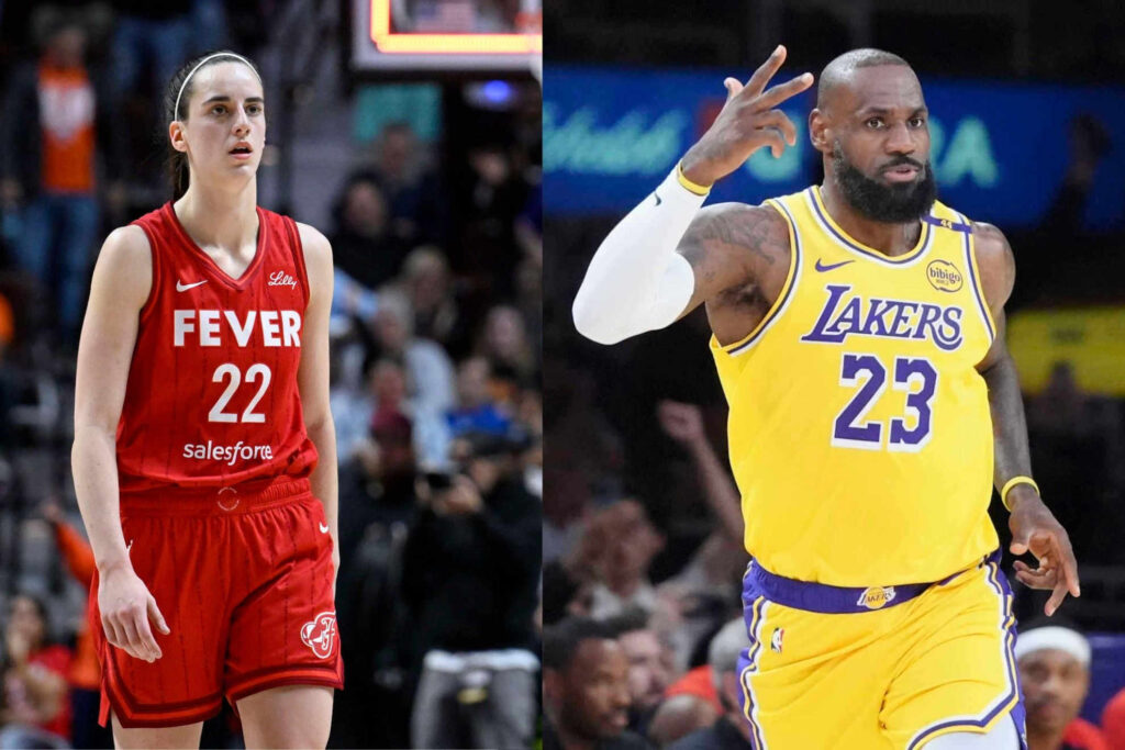 Caitlin Clark has her GOAT LeBron James motivates her from the top