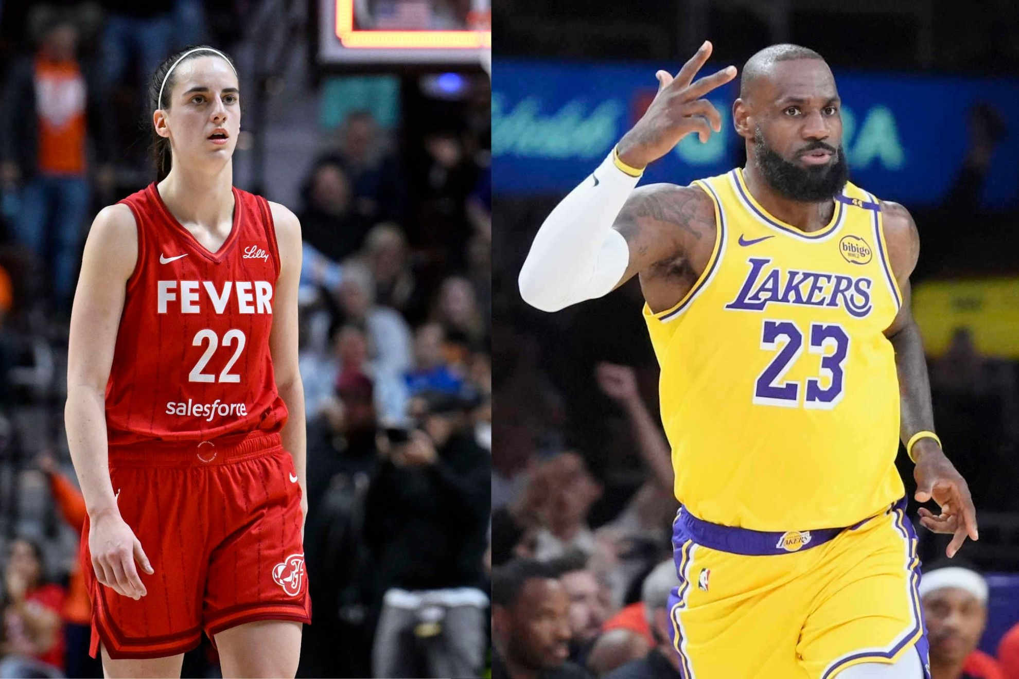 Caitlin Clark has her GOAT LeBron James motivates her from the top