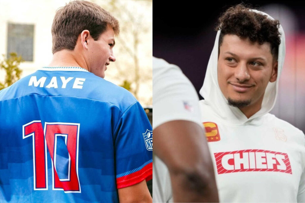 Drake Maye matches Mahomes and surpasses Brady