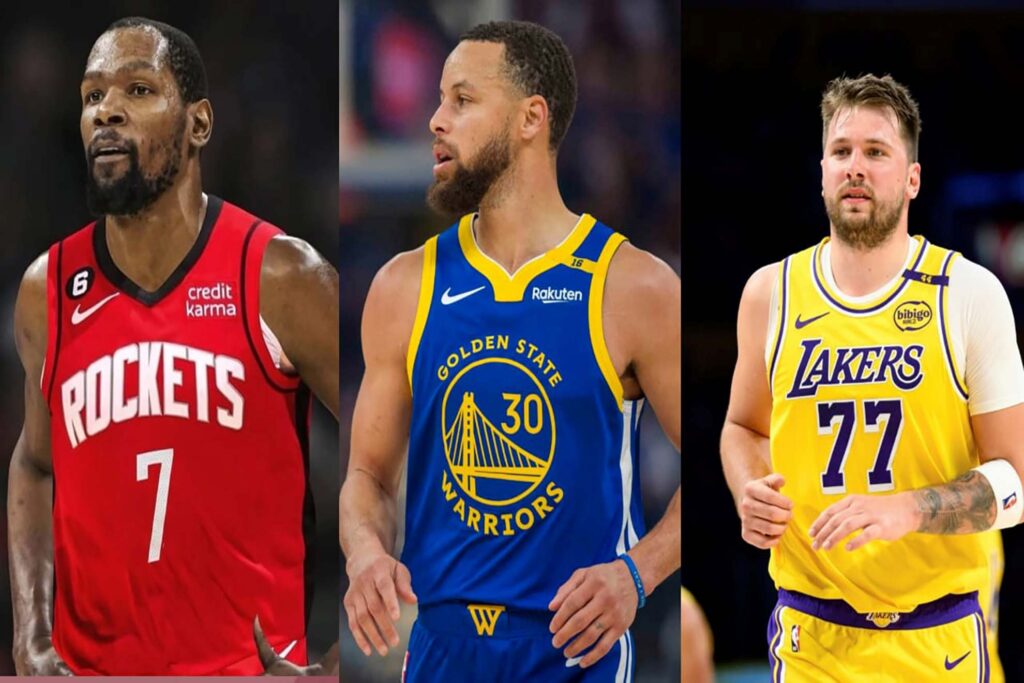 Durant, Curry and Doncic