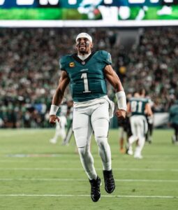 Jalen Hurts immortalizes his name in the Eagles record books 60 minutes, historic record